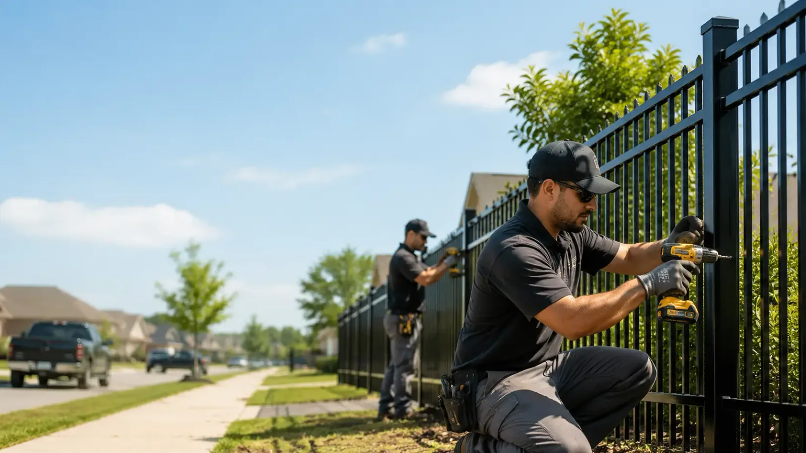 Metal Fence Installation in Ben Wheeler, TX